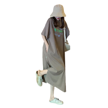 New trendy korean style loose casual style sweet and cool dress