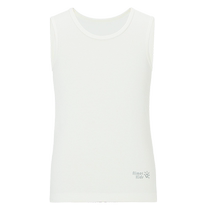 Admiration childrens vest boys and girls students new warm white flower gray spring and autumn soft wide shoulder bottoming top category A