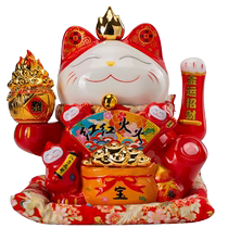 Big name Merchants Cat Ceramic Pendulum with Hand Shop Opening Creative Gift Cashier Desk Home Living Room Automatic Shaking Hands