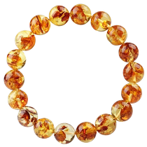 Sihuanian C1251 natural amber bracelet Baltic red amber round beads bracelet for women with certificate