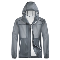 Ultra-thin raincoat suit for men lightweight cycling motorcycle summer fishing rainproof and waterproof split raincoat