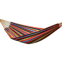 Hammock outdoor adult thickened anti-rollover hammock outdoor indoor double canvas home childrens parent-child swing