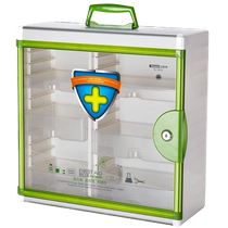 Medicine box home decoration household large-capacity emergency first aid box wall-mounted medical box convenience service box medicine storage box
