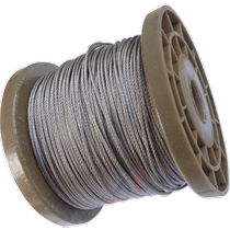 Xinran 304 stainless steel transparent plastic-coated plastic-coated wire rope clothesline drying rope grape rack rope 4mm thick