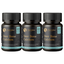 Cervidor New Zealand imported deer bone calcium capsule health care products to strengthen bones and calcium supplements 3 bottles