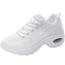 Summer Dancing Air Cushion Bottom Shoes Soft-bottom Adults Middle Heel Outwear Fashion Dance Shoes Sub Square Dance Sneakers Dance Shoes Women