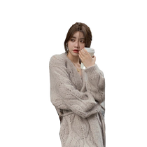 Early Autumn New Temperament Womens Dress Style Superior Blouses Chic Foreign Air Minus Sister Wind Knit Sweaters