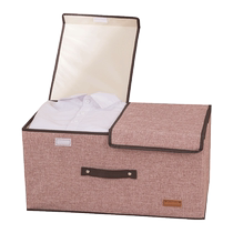 Storage box fabric underwear storage box folding clothes clothing organization dormitory home wardrobe storage artifact