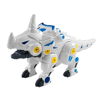 Removable screws to disassemble and assemble dinosaur complete combination set toys 6 childrens assembled puzzle 3 boys and girls 8