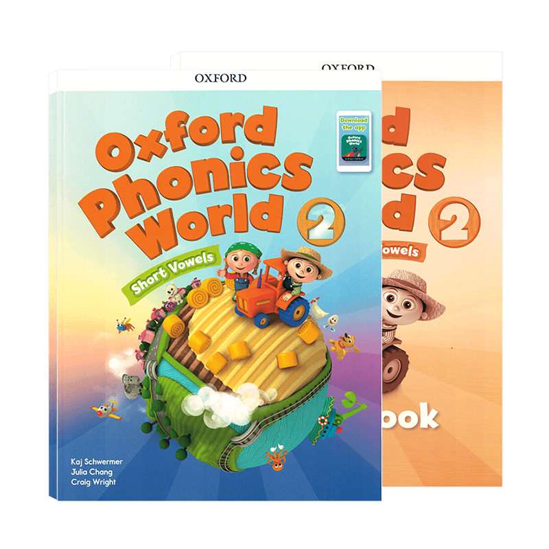 包郵現貨牛津大學出版社Oxford Phonics World 2小學自然拼讀發音教材