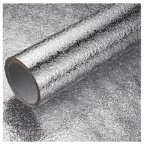 Cabinet stickers moisture-proof special paper kitchen oil-proof cabinets mildew-proof and refurbished self-adhesive tin foil paper to cover ugliness and resist high temperatures