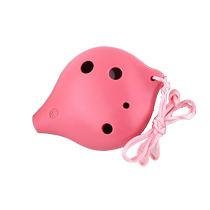Taiwan TNG Ocarina 6-hole plastic alto AC tune student beginner teaching resin six-hole treble SC plastic instrument