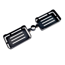 Bathroom 304 stainless steel soap rack soap box wall hanging no punching bathroom soap rack soap box soap dish black