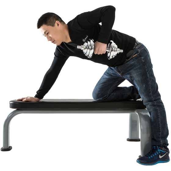 Commercial Men's Weightlifting Flat Fly Bird Dumbbell Bench