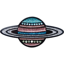 Brother is really good womens new style colorful and playful planet dripping oleoresin brooch fun accessories A900056