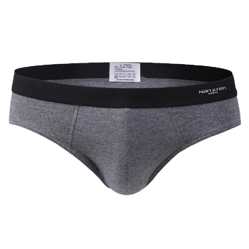 Pure cotton breathable and comfortable men's briefs