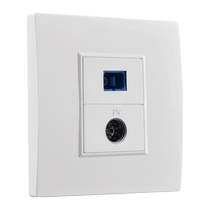 Telecom Mobile SC fiber optic socket panel fiber optic jumper TV TV video Gigabit network computer information socket