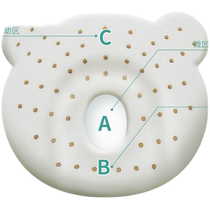 JACE Thai infant latex pillow for children 0-1 years old newborn anti-eccentric breathable shaping pillow