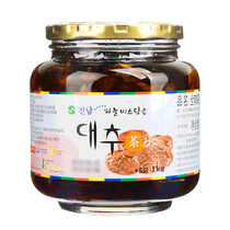Jeonnam South Korea imported honey jujube tea 1kg convenient to warm up in winter sweet and sour delicious and large capacity