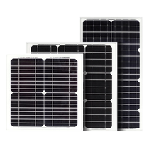 光合硅能10w太阳能电池板家用单晶12v发电系统220v小型充电光伏板