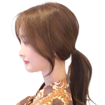 Ruijia Braided Hair Wig Head Replacement One-piece Real Hair Full Real Traceless Invisible Thin White Hair Covering Wig Piece