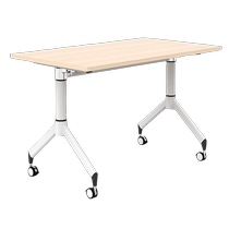 Hengheng training table long table simple staff folding table and chair combination double desk conference table flip desk
