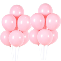Thickened matte balloon decoration 100 pieces for childrens birthday party explosion-proof wedding room scene decoration supplies