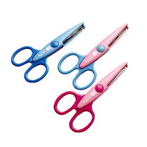 Chenguang childrens scissors safe handmade primary school students art that does not hurt hands kindergarten babys special childrens scissors plastic toy handmade paper scissors FSS91301 creative and cute art set