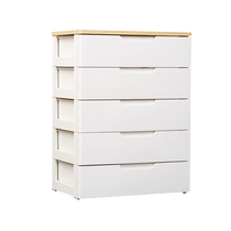 Japan Alice plastic three-layer drawer storage cabinet bedroom bedside table low cabinet Alice storage wardrobe