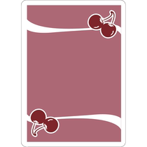 Huiqi imported collectible flower-cut cherry playing cards Cherry creative trendy playing cards