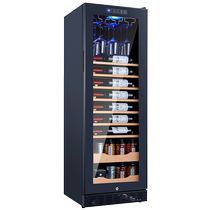 DWD constant temperature and humidity red wine tea hanging cup integrated cabinet grape red wine ice bar box compressor with lock constant temperature wine cabinet