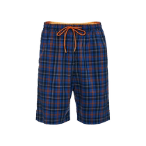 Mr. Admiration Young Plaid Wearable Shorts Cotton Home Pants NS42D831
