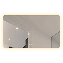British smart anti-fog bathroom mirror with light bathroom led light mirror bathroom mirror wall-mounted touch makeup mirror