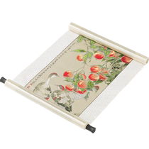 Guo Ruyus meticulous painting scroll) Shujiang Jinyuan Chinese style handicraft silk painting decorative hanging painting