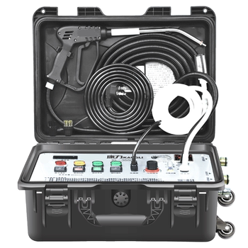 High temperature steam floor heating cleaning machine for water pipes