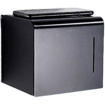 Jomoo Bathroom Aluminum Alloy Pendant Tissue Box Black Bath Towel Rack Towel Rack Bathroom Storage Rack