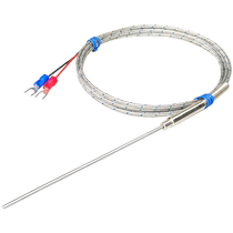 K-type armored thermocouple WRNK-191 electric thermocouple needle bendable Pt100 E J T temperature sensor probe