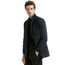 Kinley Comes Autumn Winter New Mens Wind Clothing Fashion Minimalist Crewy Diagonal Textured Down Liner Casual Jacket