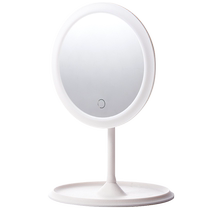 led makeup mirror with light student female fill-in light portable folding small mirror dormitory desktop desktop portable makeup mirror