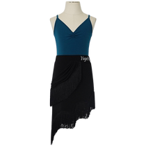 Yu Ge Fei Latin dance practice clothes womens new suspender top practice suit childrens tassel dance skirt summer dance clothes