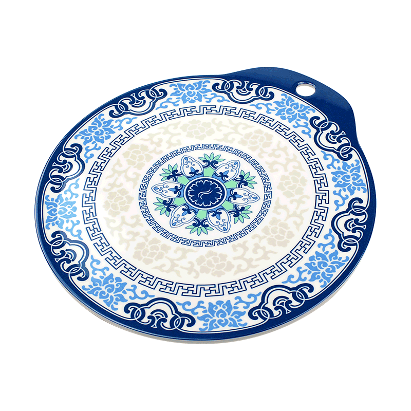 Wuhe blue and white imitation porcelain waterproof and oil-resistant melamine table mat