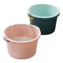 Foot bath bucket over calf plastic bucket foot bath massage thick foot bath artifact insulation health household thickened foot bath basin