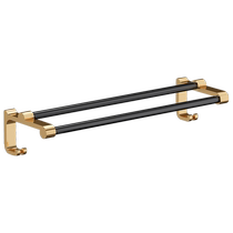 Bathroom hanging towel rack without punching bathroom towel bar single pole double pole bath towel rack storage rack toilet light luxury style