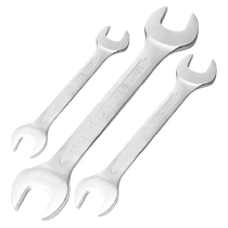 Industrial grade matte anti-slip double open-end wrench auto repair hardware tool dual-purpose handle 6-32mm whole box wholesale