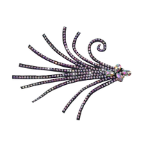 Latin dance ballroom dance modern dance competition modern dance headdress hair flower performance diamond dance accessories adult hair accessories