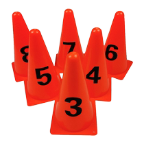 Number sign barrel obstacle marker Taekwondo sign barrel ice cream cone football basketball auxiliary training equipment