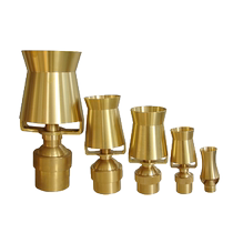 1-inch all-copper universal cedar nozzle 6-point adjustable stainless steel ice tower pool landscape fountain nozzle equipment