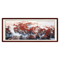 Famous hand-painted authentic Chinese paintings of great fortune landscape paintings backers Chinese-style living rooms offices calligraphy and paintings the Great Wall of China