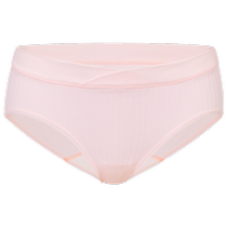 Admiring Mommy Underwear Female Mommy One-piece Woven Solid Color Modal Low Waist Boxer Briefs MM1234582