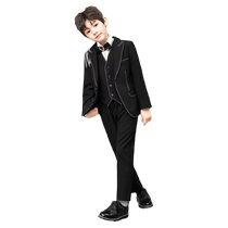 Boys suit childrens dress catwalk handsome British style flower girl suit host piano performance suit